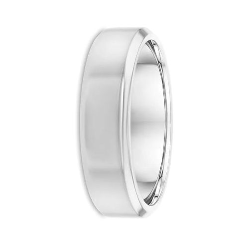 Viistetty hopeasormus 5 mm 238A34