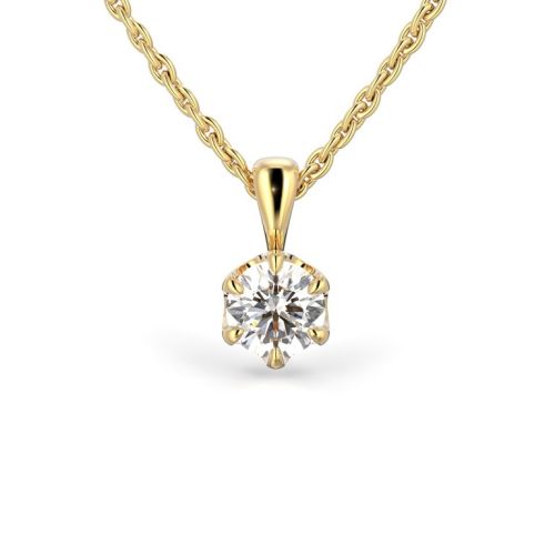 Festive Adele riipus, keltakulta 671-050-KK