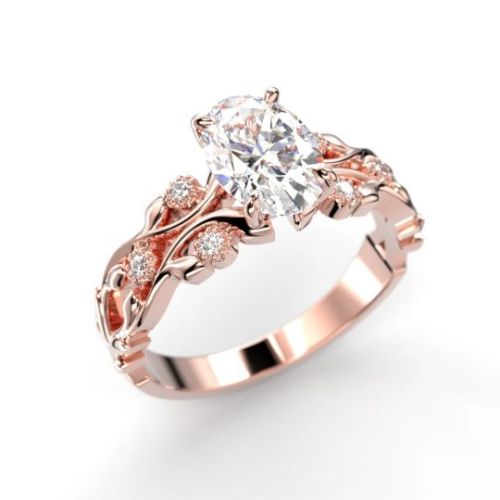 Festive Feeniks Twin Oval timanttisormus 752-106-PK