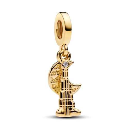 Pandora Burj Khalifa 14k gold-plated double dangle berlock 763991C01