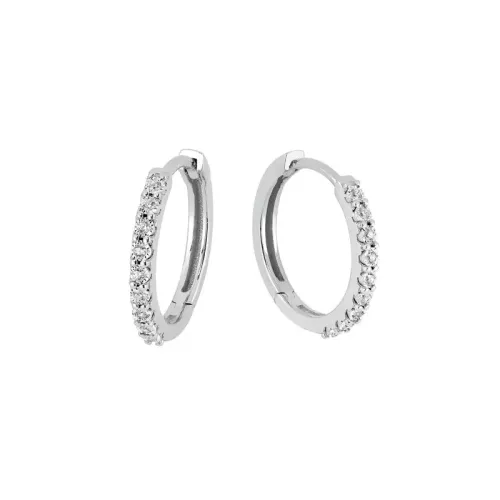 Brilliant Star timanttikorvakorut valkokulta SAE05314 WG 14K