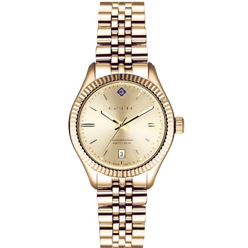 gant gold watch