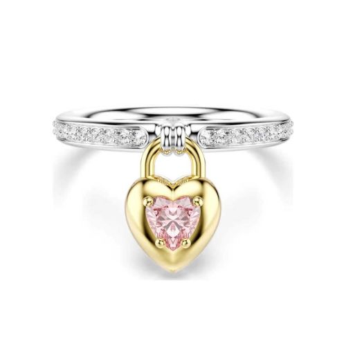 Swarovski Idyllia sormus / vaaleanpunainen sydän