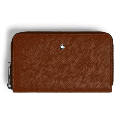 Montblanc Medium Continental Wallet 12cc with Zip in Sartorial Leather MB220360