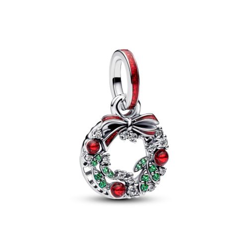 Pandora Holiday Wreath Double Dangle Berlock 794238C01
