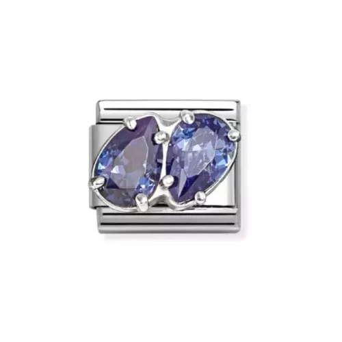 Nomination Classic Blue Double Drops 330329/13