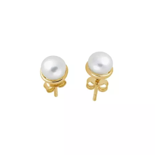 Goldene Ohrringe 9KYG-GE0372WFM-N