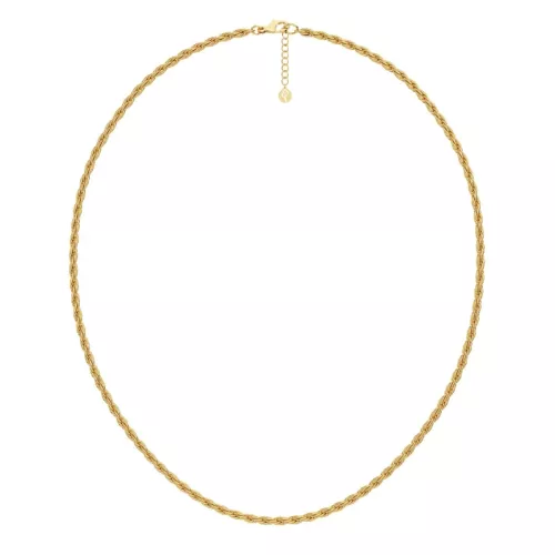 Edblad Rope Chain Necklace Gold 3mm 45-48cm 123506