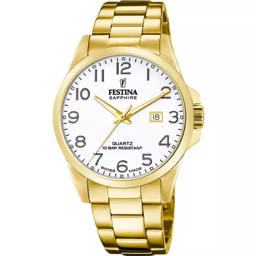 FESTINA SWISS MEN'S WHITE WATCH F20044/1
