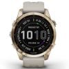 Garmin Fenix 7S Sapphire Sol, Cream Gold Ti w/ Light Sand 010-02539-21-6