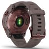 Garmin Fenix 7S Sapphire Solar, Dark Bronze Ti w/Shale Gray 010-02539-29-11