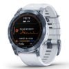 Garmin Fenix 7 Sapphire Solar, Mineral Blue Ti w/Whitestone 010-02540-25-5