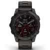 Garmin Fenix 7 Sapphire Solar, Hiilenharmaa DLC-titaani ja hiilenharmaa ilmastoitu DLC-titaanihihna 010-02540-39-8