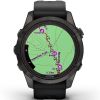 Garmin fēnix 7S Pro - Sapphire Solar Edition Hiilenharmaa DLC-pinnoitettu titaani ja musta ranneke 010-02776-11-3