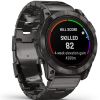 Garmin fēnix 7X Pro - Sapphire Solar Edition Hiilenharmaa DLC-pinnoitettu titaani ja hiilenharmaa titaaniranneke 010-02778-30-1