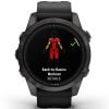 Garmin epix Pro (Gen 2) Sapphire Edition ​42 mm​ Hiilenharmaa DLC-pinnoitettu titaani, musta silikoniranneke 010-02802-15-1