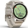 Garmin epix Pro (Gen 2) Sapphire Edition ​42 mm​ Pehmeä kulta, kermanvärinen meleerattu 010-02802-20-2