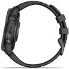 Garmin epix Pro (Gen 2) Sapphire Edition  47 mm Hiilenharmaa DLC-pinnoitettu titaani, musta silikoniranneke 010-02803-11-2