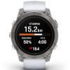 Garmin epix Pro (Gen 2) Sapphire Edition  47 mm Titaani, luonnonvalkoinen silikoniranneke 010-02803-21-2