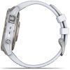 Garmin epix Pro (Gen 2) Sapphire Edition  47 mm Titaani, luonnonvalkoinen silikoniranneke 010-02803-21-3