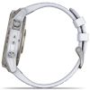 Garmin epix Pro (Gen 2) Sapphire Edition  51 mm Titaani, luonnonvalkoinen silikoniranneke 010-02804-11-2