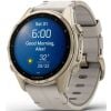 Garmin Fenix 8 Amoled Titanium 43 mm nahka ja silikoni rannekkeella 010-02903-40-2