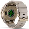 Garmin Fenix 8 Amoled Titanium 43 mm nahka ja silikoni rannekkeella 010-02903-40-4