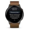 Garmin Venu 4 45mm Slate with Black Silicone Band and Brown Leather Band 010-03014-03
