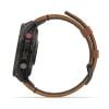 Garmin Fenix 8 Pro Amoled 47mm LTE Sapphire, titaani ja ruskea nahkaranneke 010-03198-40
