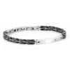 Nomination Strong with Long Plate Black Armband 028302/006