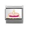 Nomination Classic Cake With Candle 030285/05