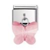 Nomination Classic Swarovski Perhonen Pinkki 030604/11-1