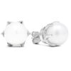 Valkokultaiset helmikorvakorut 10 mm 10310Wvalk-1