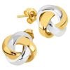 Golden  Zucht Ohrringe JE97594-YW-WPL-1