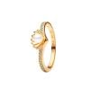 Disney Princess Ariel Shell Treated Freshwater Cultured Pearl ring, förgylld 163654C01