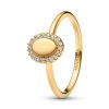 Pandora Engravable Oval Halo Ring 163800C01
