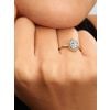 Pandora Oval Sparkling Halo Ring 163802C01