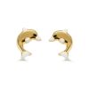 Gold Ohrringe, Delfin 172441valk-1