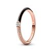Pandora Me Pave & Black sormus 182528C01-20