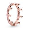 Pandora Rose Sparkling Crown Fairytale Pink sormus 187087NPO-2