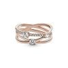 Pandora Rose Sparkling Triple Band Ring 189400C01-1