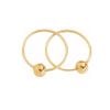 Gold Ohrringe 1900-1