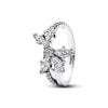 Pandora Sparkling Asymmetrical Herbarium Cluster sormus 193022C01-11
