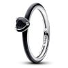 Pandora ME Black Chakra Heart Ring 193088C01