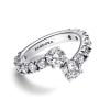 Pandora Sparkling Overlapping Band sormus 193149C01-1