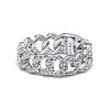 Pandora Pavé Cuban Chain Ring 193557C01-1