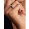 Pandora Elevated Black Heart Ring 198421C04