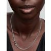 Pandora Pavé Clasp Foxtail Halskette 45 cm 394463C01