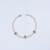 Bulevardi Gemstone rannekoru / vihreä turmaliini 0,10ct  BLVD2042-0