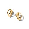 Pandora Organically Shaped Heart Small Hoop Ohrringe 264359C00
